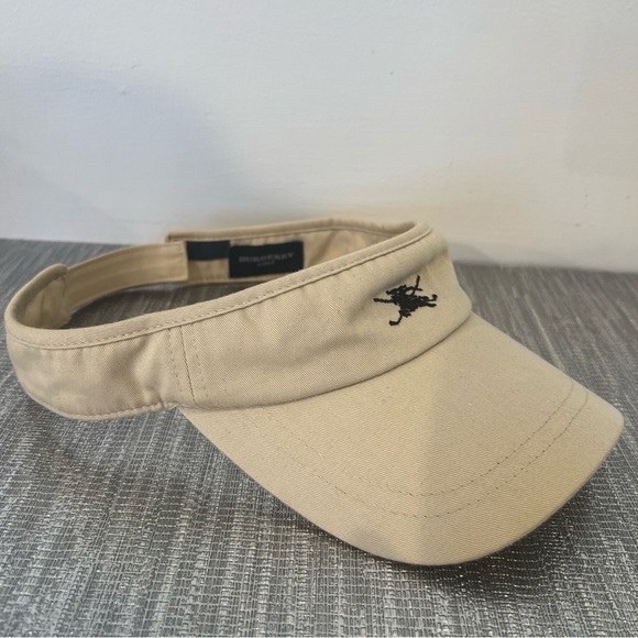 Burberry Golf Logo Sun Visor Women’s Hat Original Collection Vintage - Picture 4 of 7